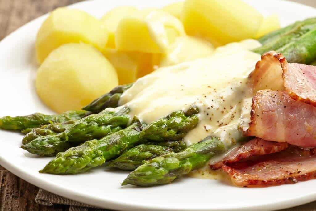 Sốt Hollandaise Ăn Kèm Măng Tây